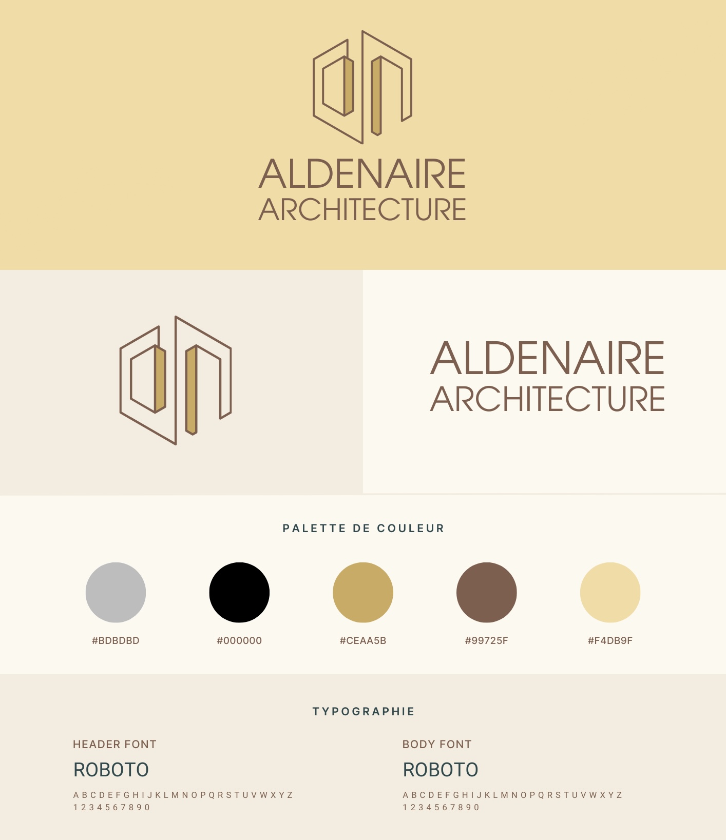 Style guide - Aldenaire Architecture