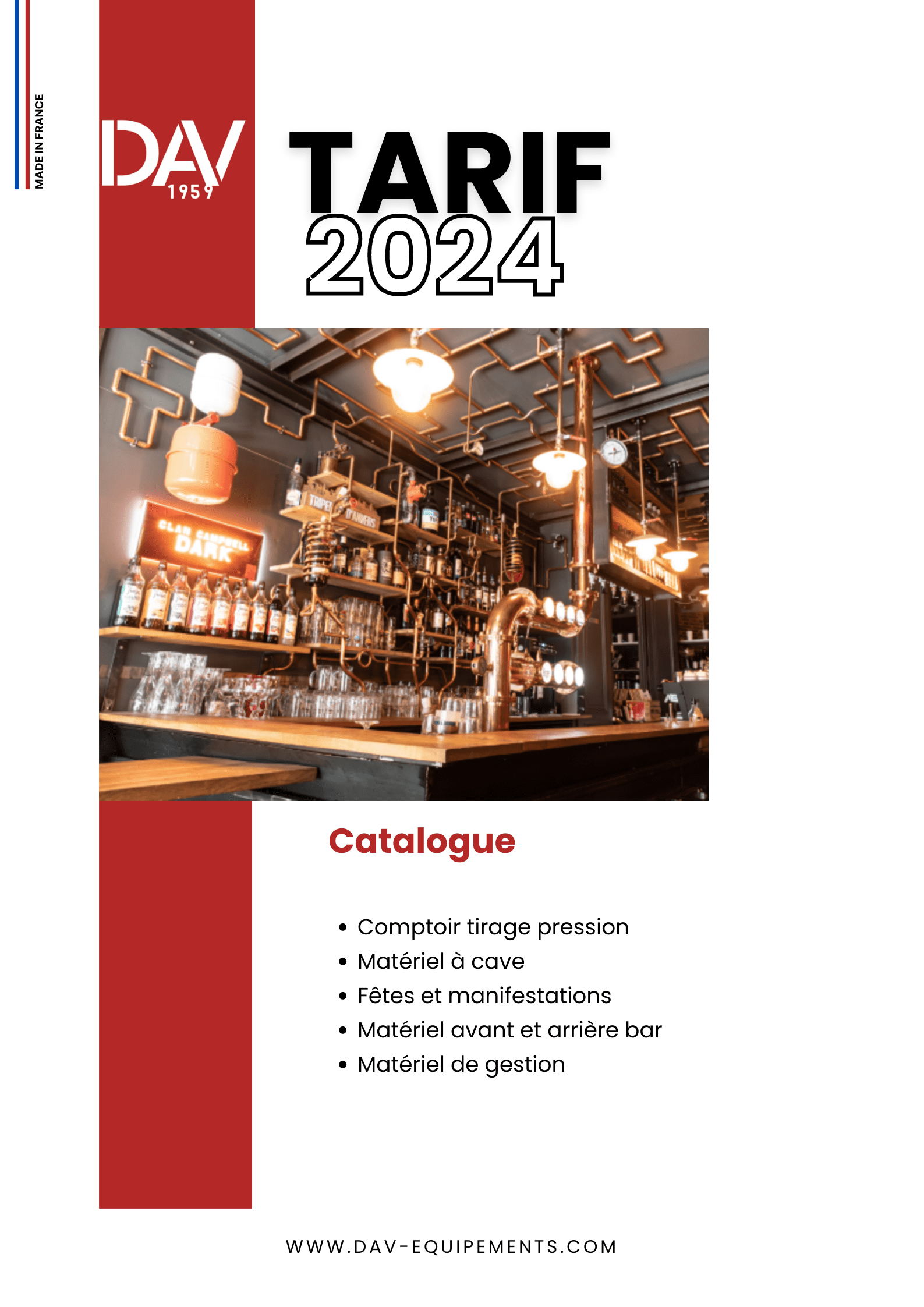 Page catalogue - DAV Équipements