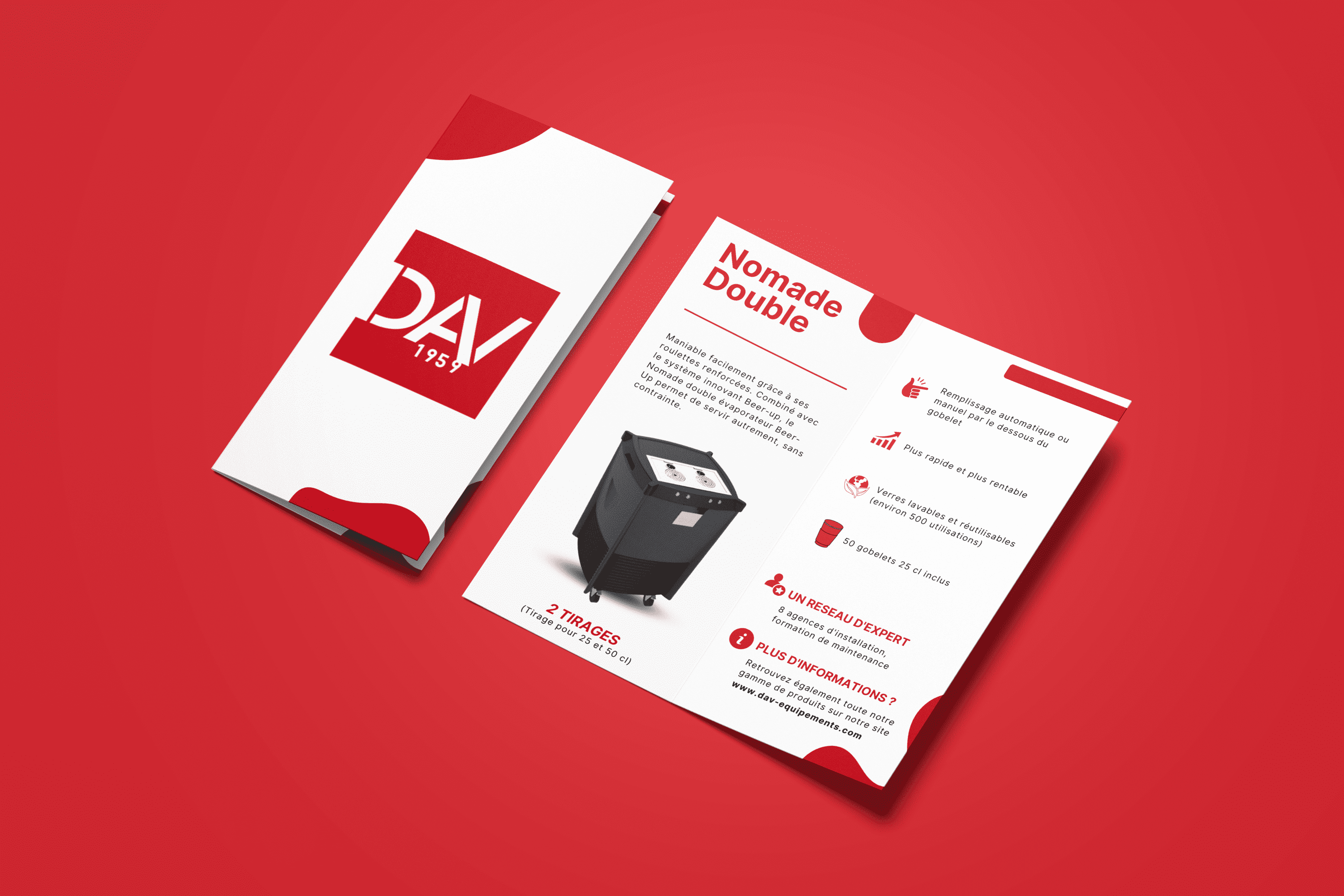 Mockup Brochure - DAV Équipements